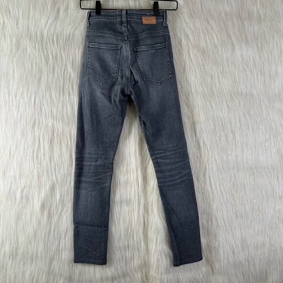 CQY Palme Gray High Rise Skinny Denim Jeans Cotton Blend Stretch Size 24 - Picture 4 of 11